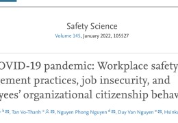 Nghiên cứu mới của thành viên QAglobal với chủ đề “The COVID-19 pandemic: Workplace safety management practices, job insecurity, and employees’ organizational citizenship behavior”